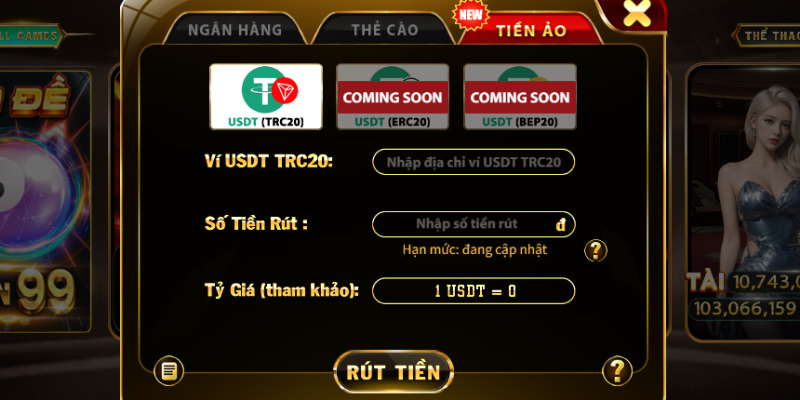 Rút tiền HitClub tiền ảo